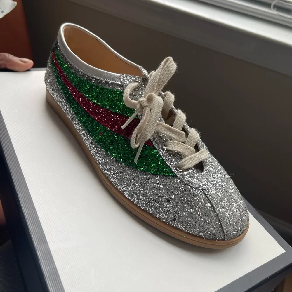 Gucci sparkling sneakers - Picture 1 of 4